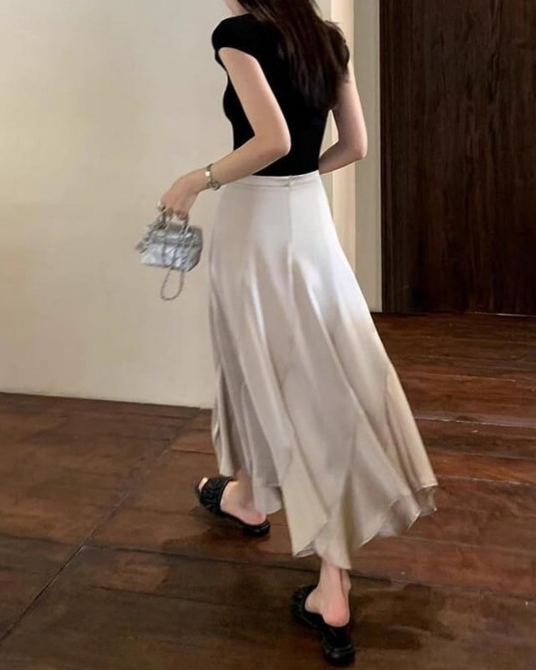 イレギュラーロングスカート S24078