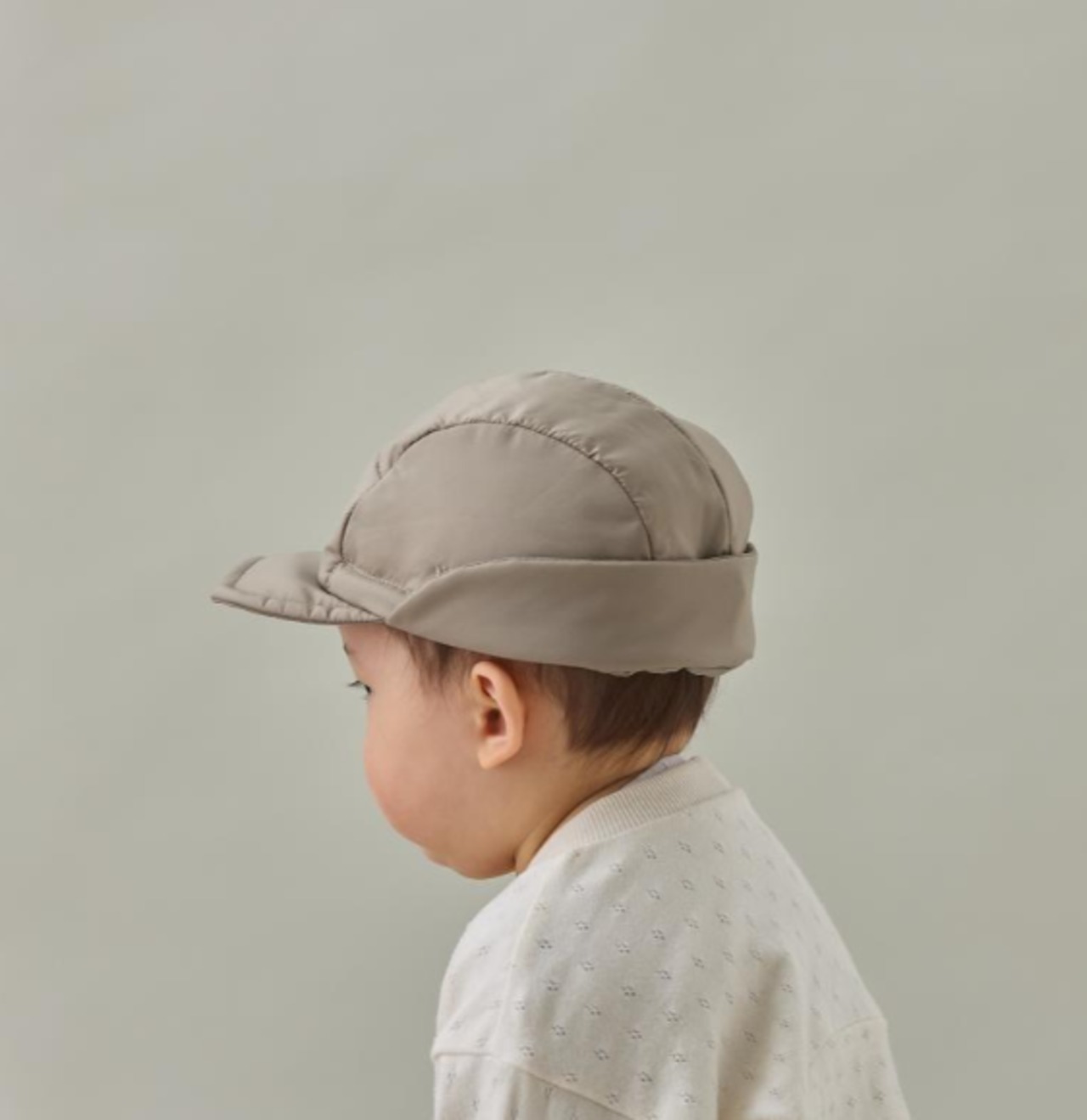 MOUNTEN.　ear muffs puffcap - khaki_1