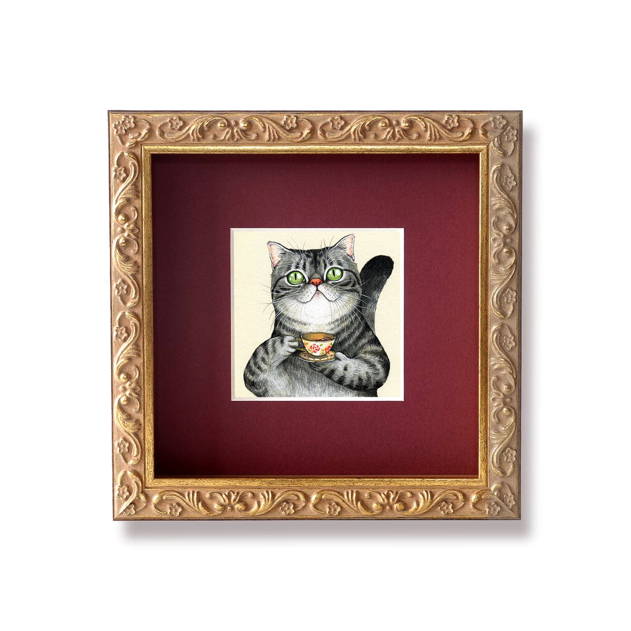 はなとねこ　(原画) 原画/originals | たなかひろこアトリエ