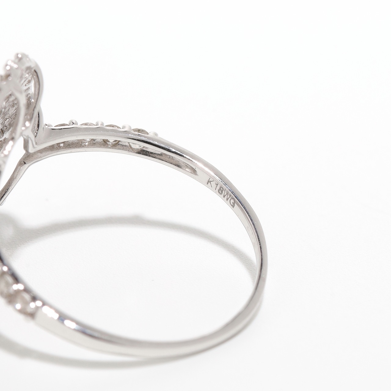 ダイヤモンド デザインリング K18(WG) / 1.000ct