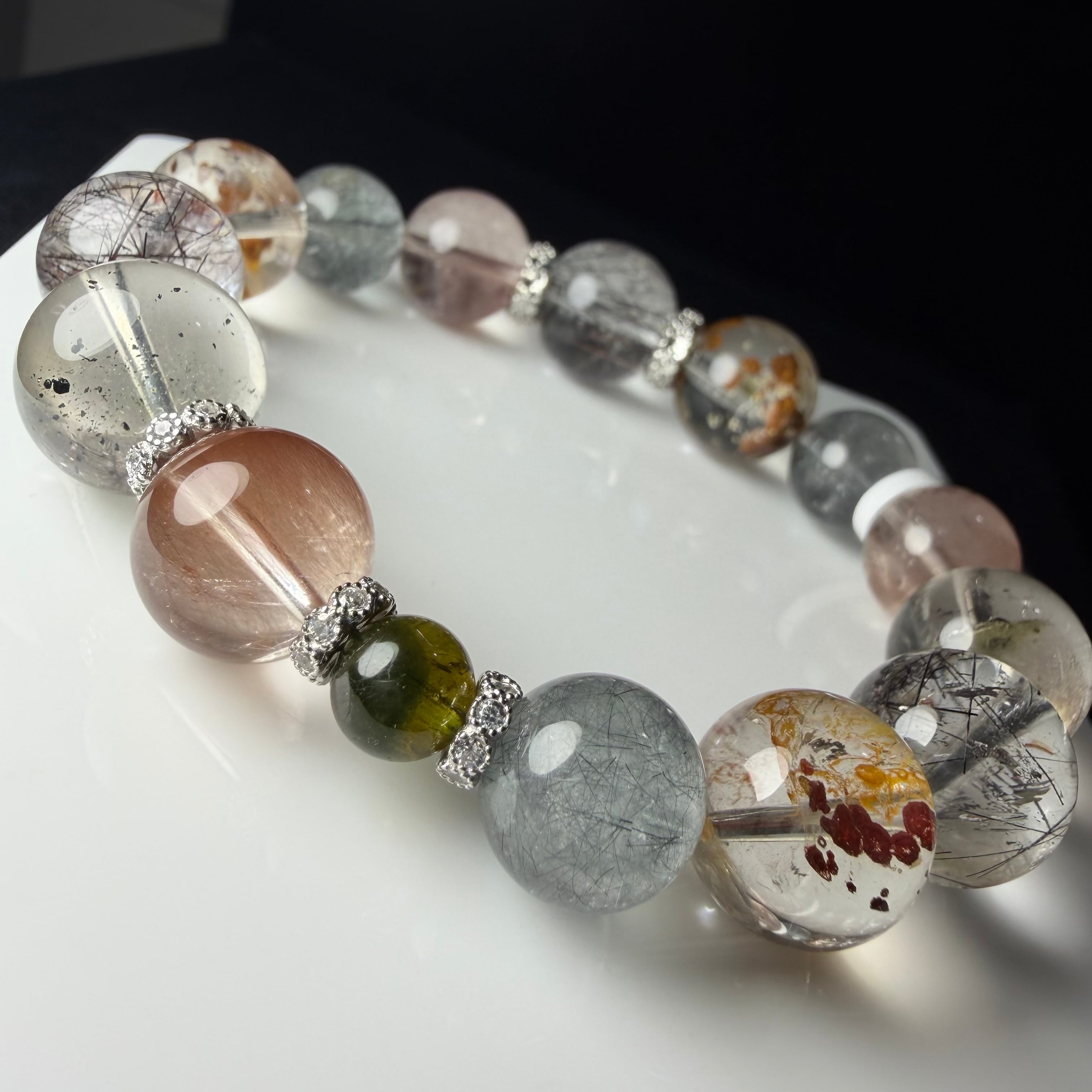 no.4 トルマリンと内包物ブレス