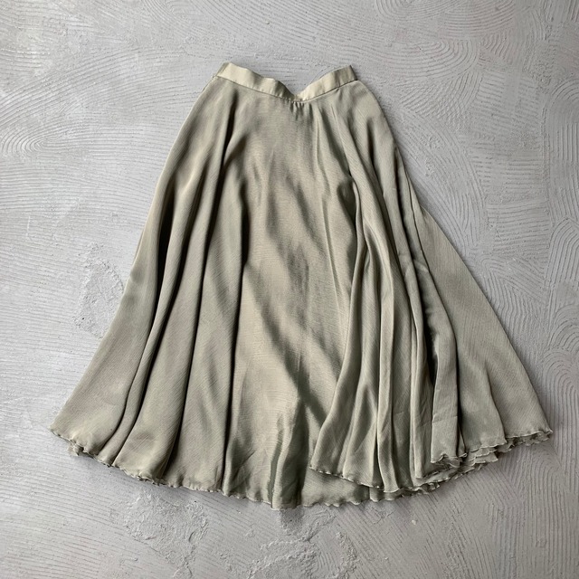 Flared maxi skirt