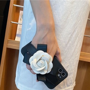 iPhone ケース ローズ リボン スマホケース M 250368