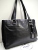 レア◆PRADA プラダ ビジネス対応 レザーxナイロン切替 トート ハンド バッグ 黒◆ タブレット等も入れやすいビジネス対応の万能定番モデル
