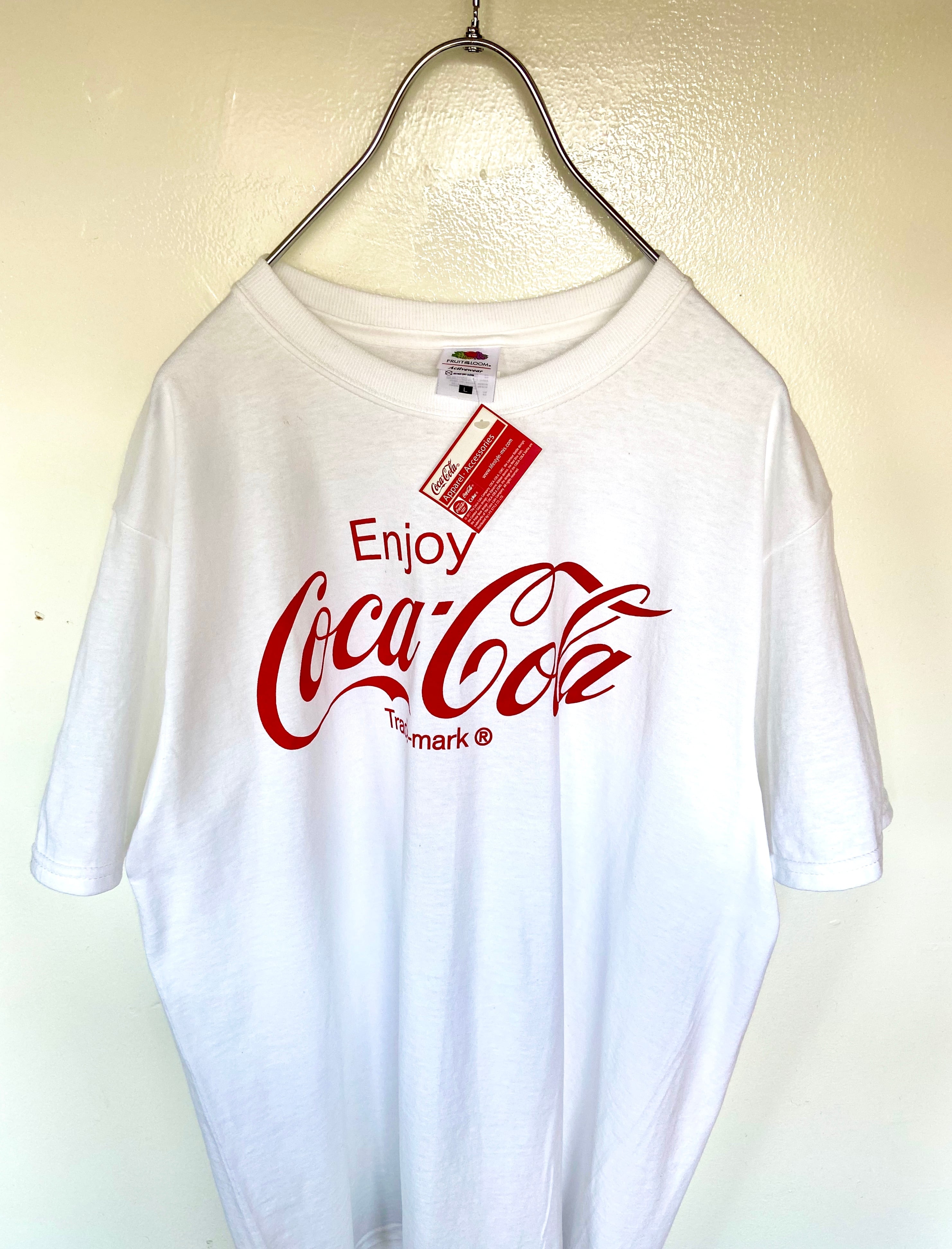 新品 Coca-Cola/コカコーラ Tシャツ フルーツ オブ ザ ルーム 企業ロゴ デッドストック