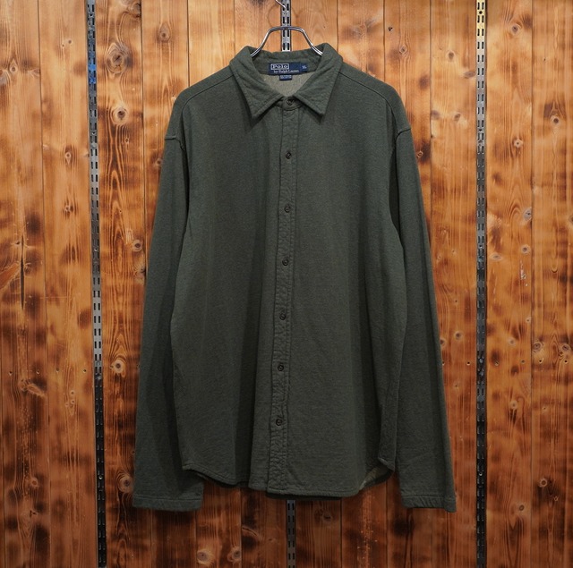珍品 ralphlauren スウェットシャツ XL/ラルフローレン オリーブ グリーン