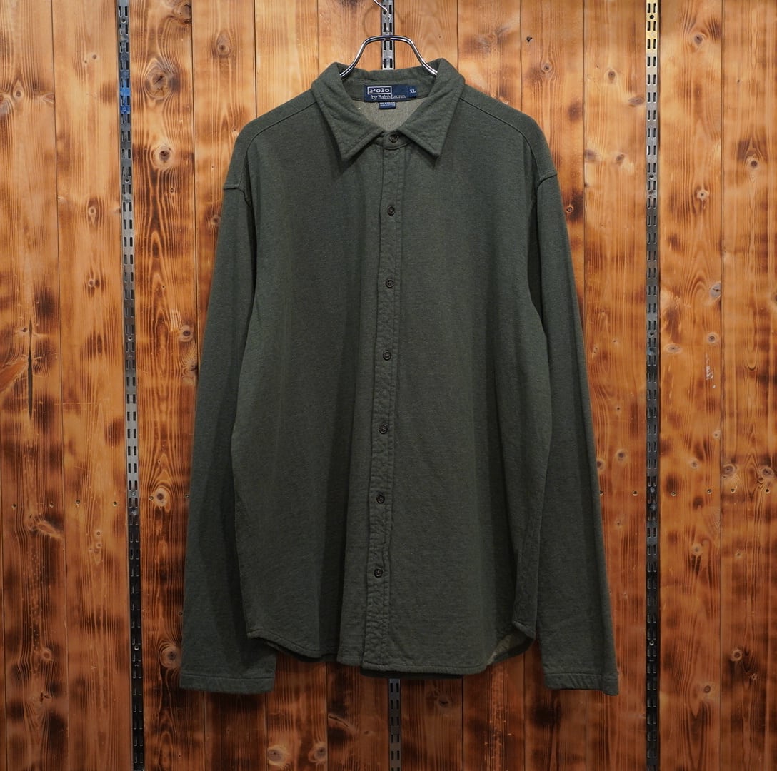 珍品 ralphlauren スウェットシャツ XL/ラルフローレン オリーブ グリーン