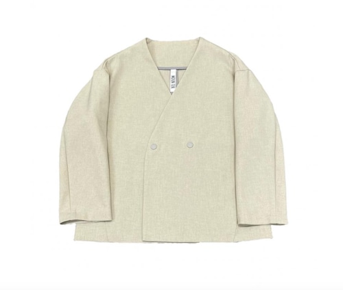 MOUN TEN.(マウンテン)/ polyester canapa jacket / sand / 110,125
