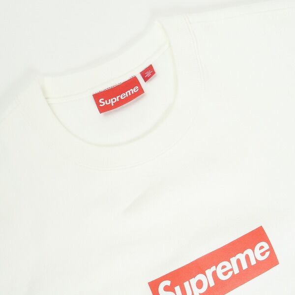 Size【L】 SUPREME シュプリーム 25SS Washed Box Logo Crewneck White  