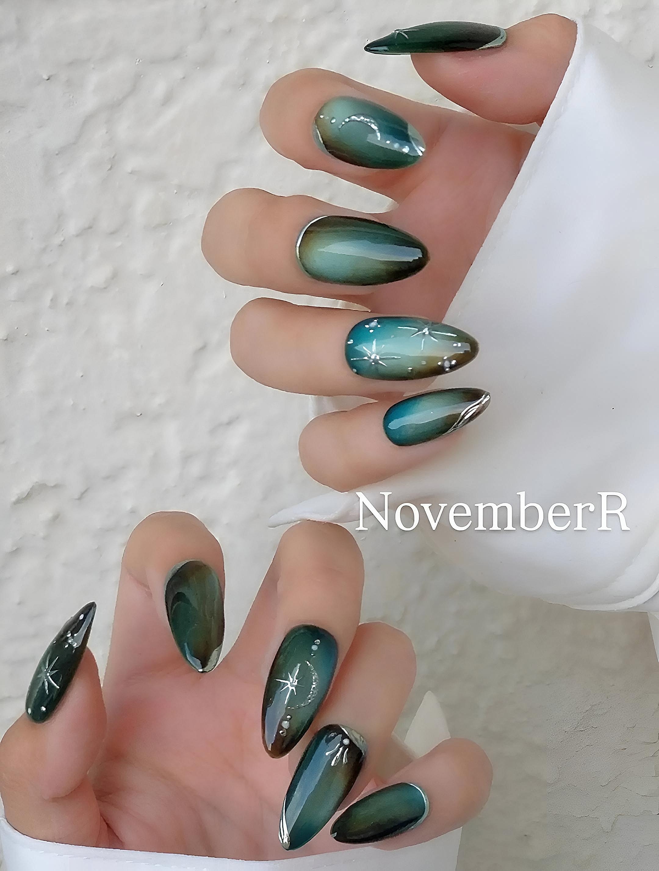 LA909☆グラデマグネットネイルチップ | NovemberR 〰️ネイルチップ