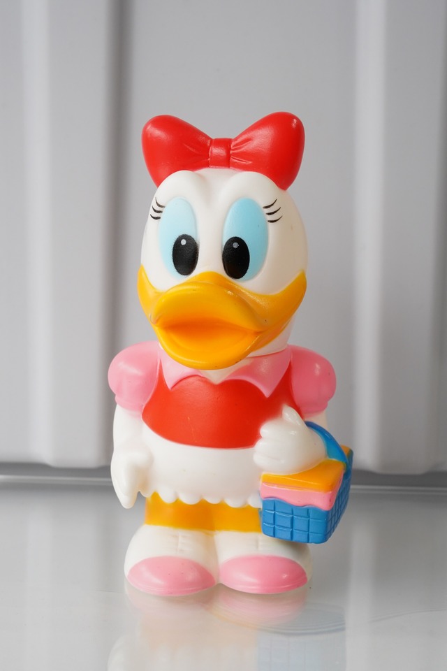 三菱銀行 非売品 デイジーダック ソフビ貯金箱｜ 1980年代 昭和レトロ ディズニー