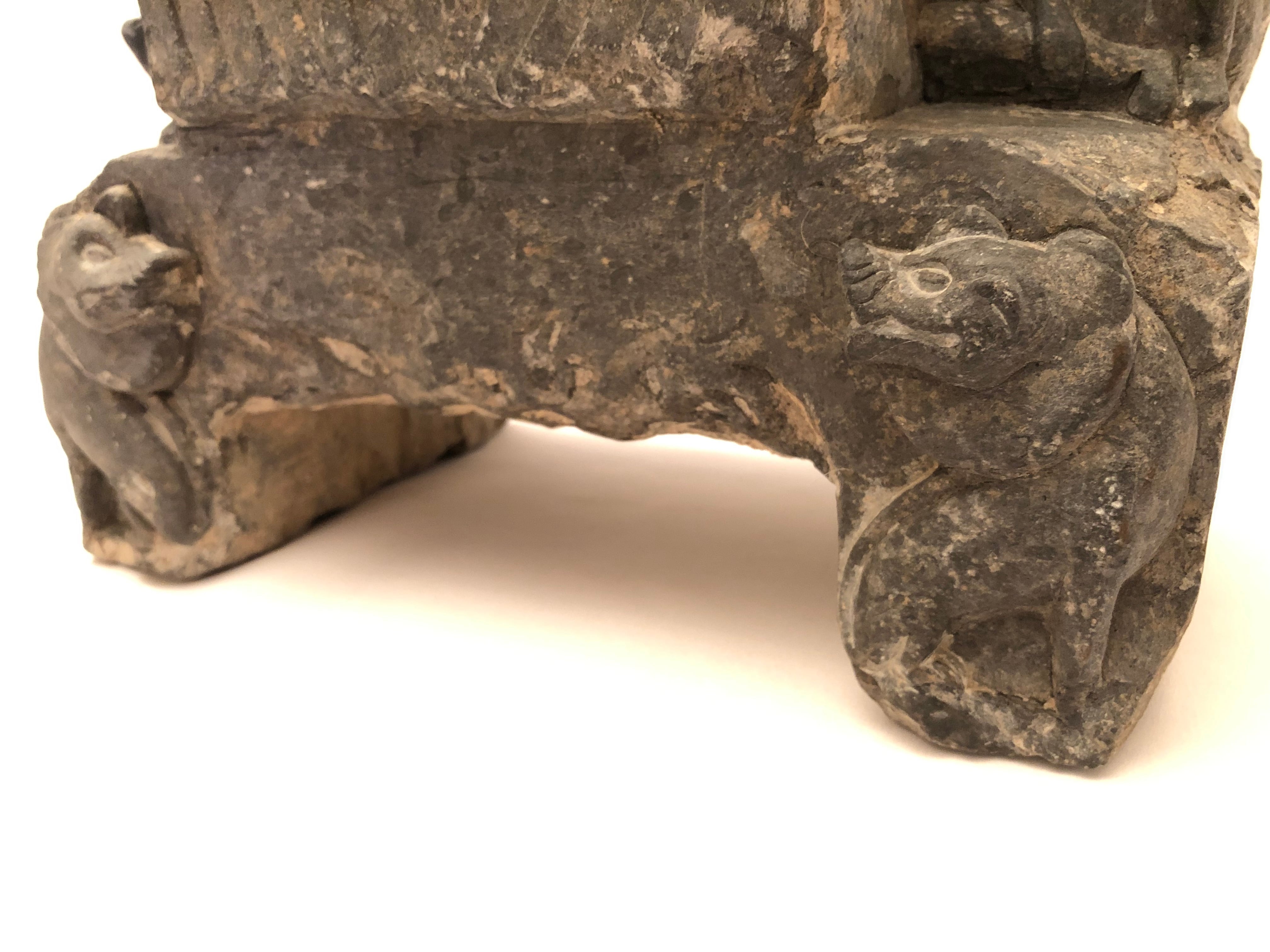 石彫 釈迦三尊像 中国 北魏時代 | 骨董会館 BASEオンラインショップ