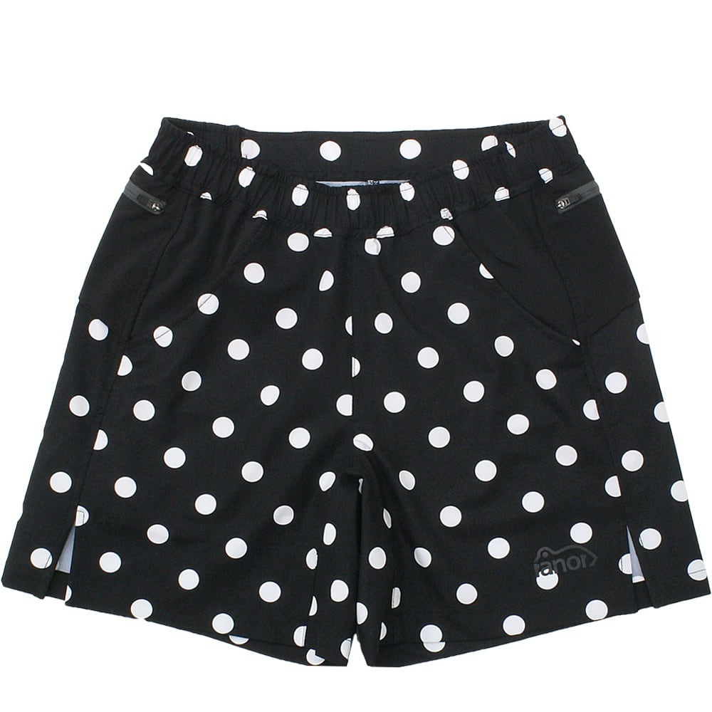 ranor(ラナー) DOT MIDDLE SHORTS BLACK