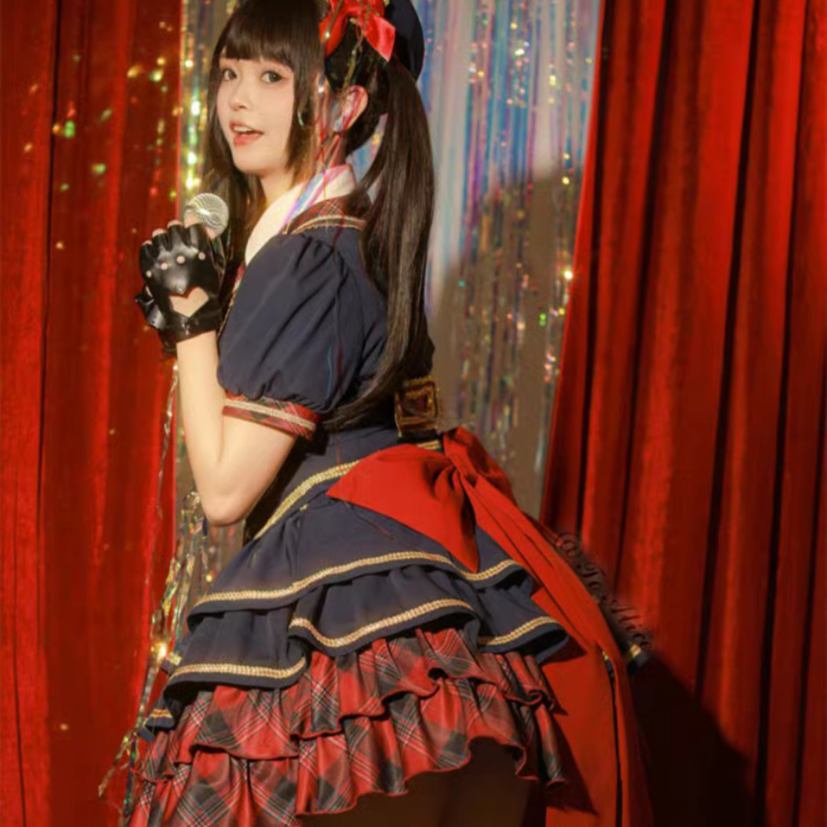 天使と悪魔 サブカル系 ファッション アイドル衣装 バックリボン 