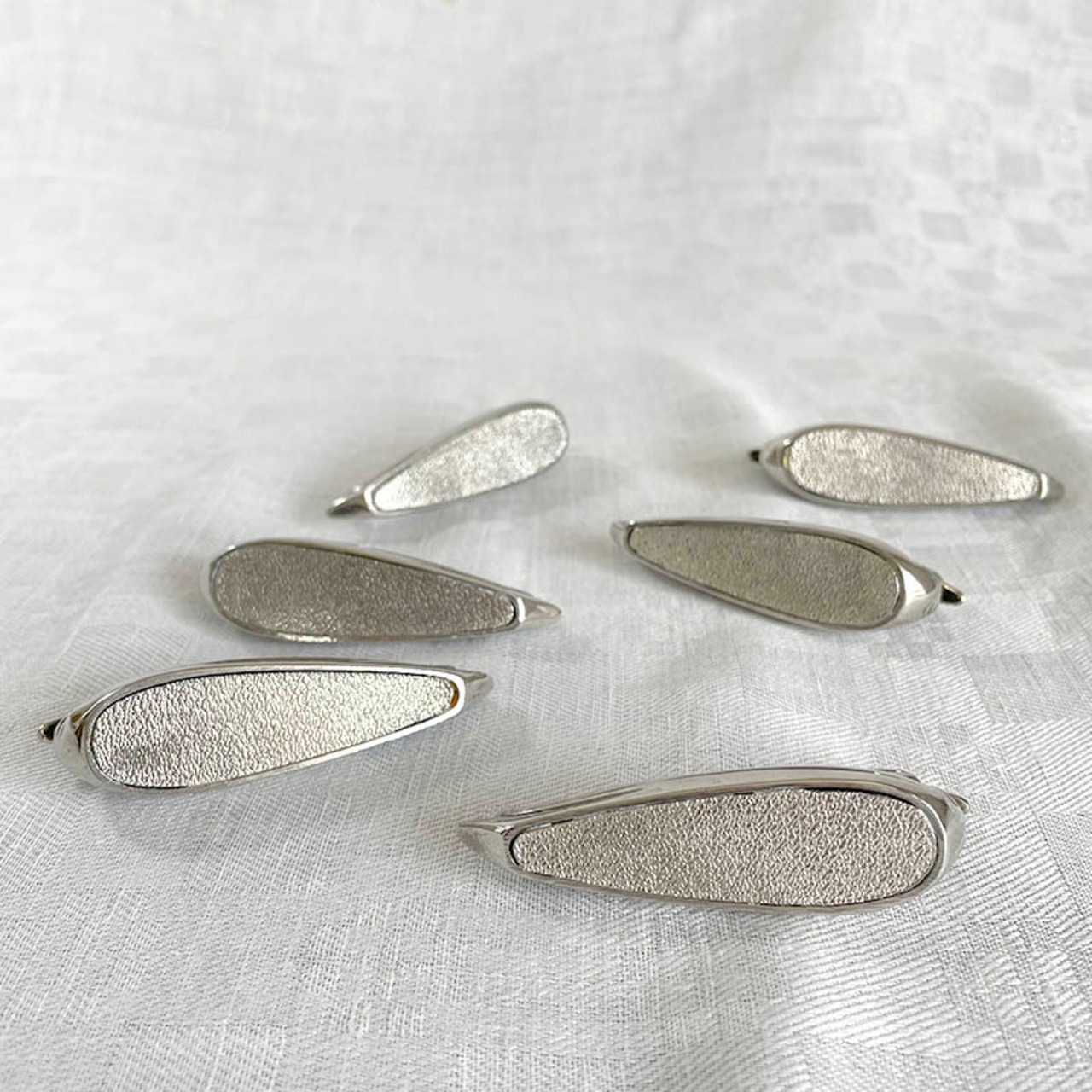 カトラリーレスト　かも型　水鳥　メタル製　箸置きにも ナイフレスト 12twdw36