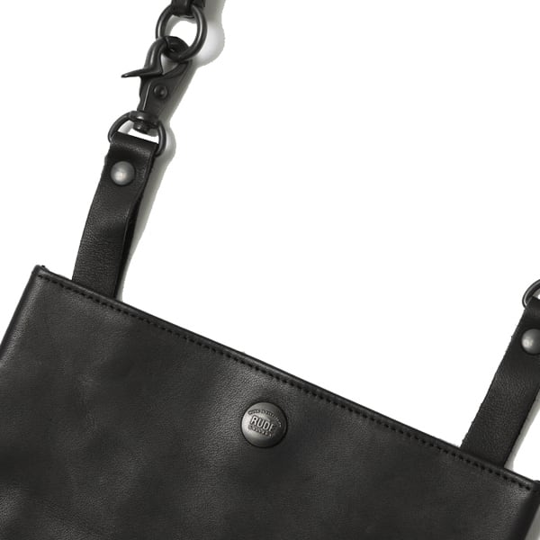 7INCH SHOULDER BAG (BLACK/BLACK) / RUDE GALLERY | Cross Road Blues