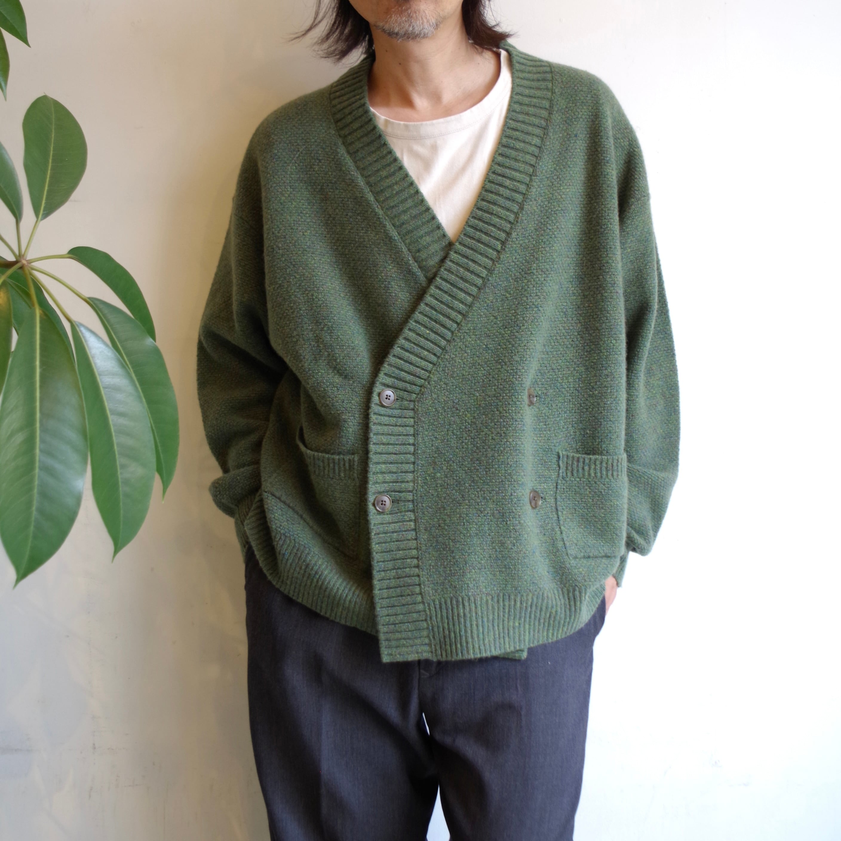 meanswhile DOUBLE KNIT CARDIGAN サイズ1 未使用