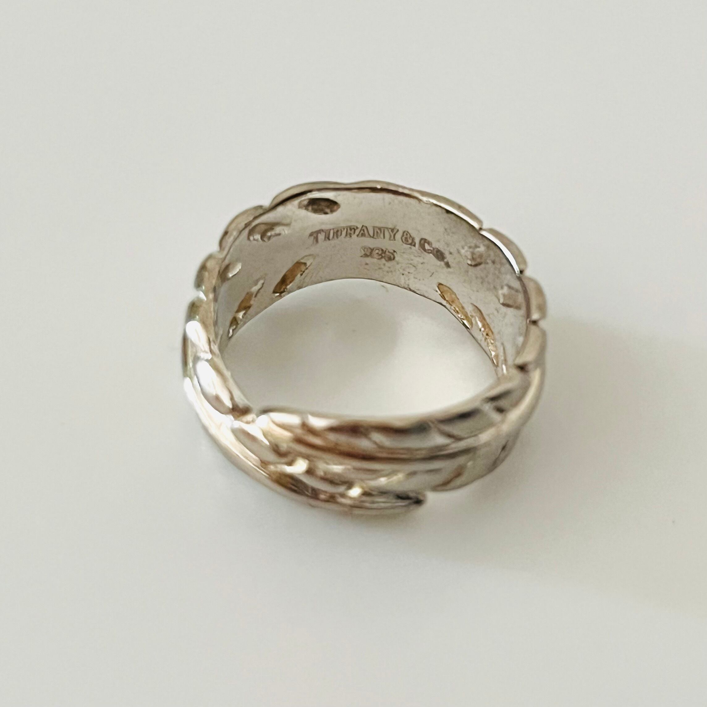 vintage tiffany ヴィンテージティファニー feather silver925 ring