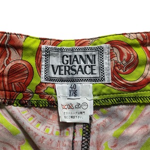 vintage GIANNI VERSACE baroque pattern cotton pants