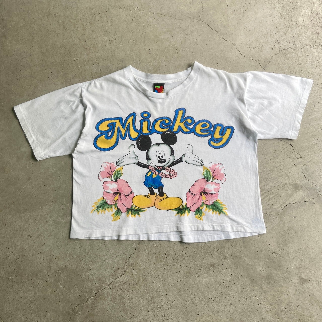 90年代 Disney ディズニー ミッキーマウス ショート丈 キャラクター 