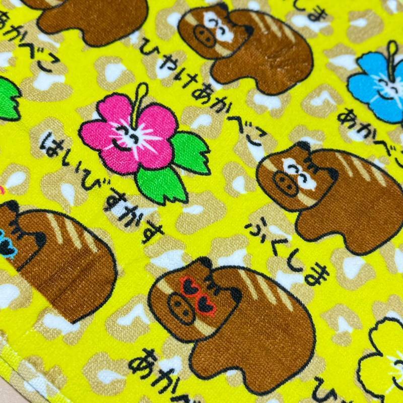おえかきさん福島 ひやけべこ フェイスタオル | TORCH-Online Shop-
