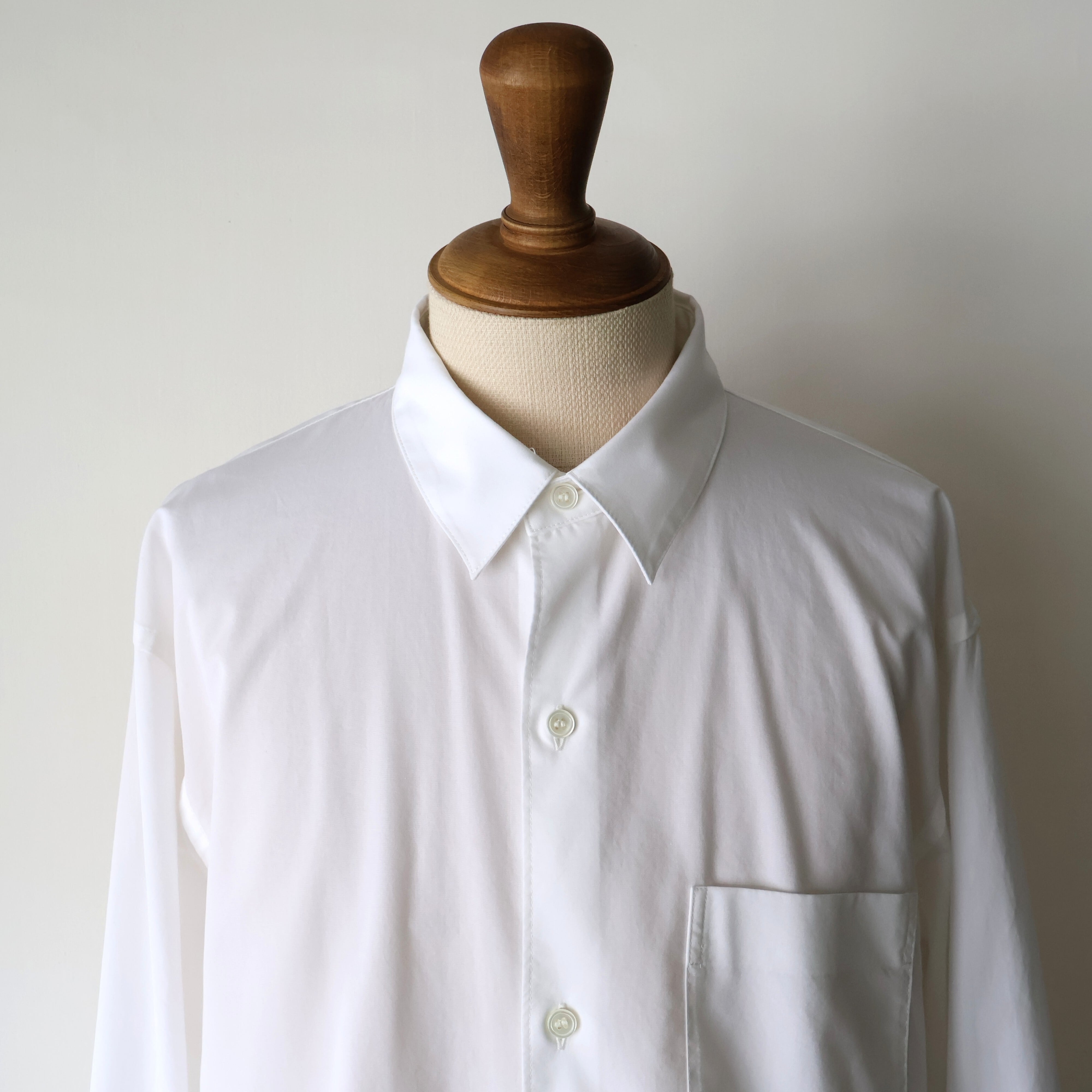 awasa “ regular collar shirt ( White )” | H.inch