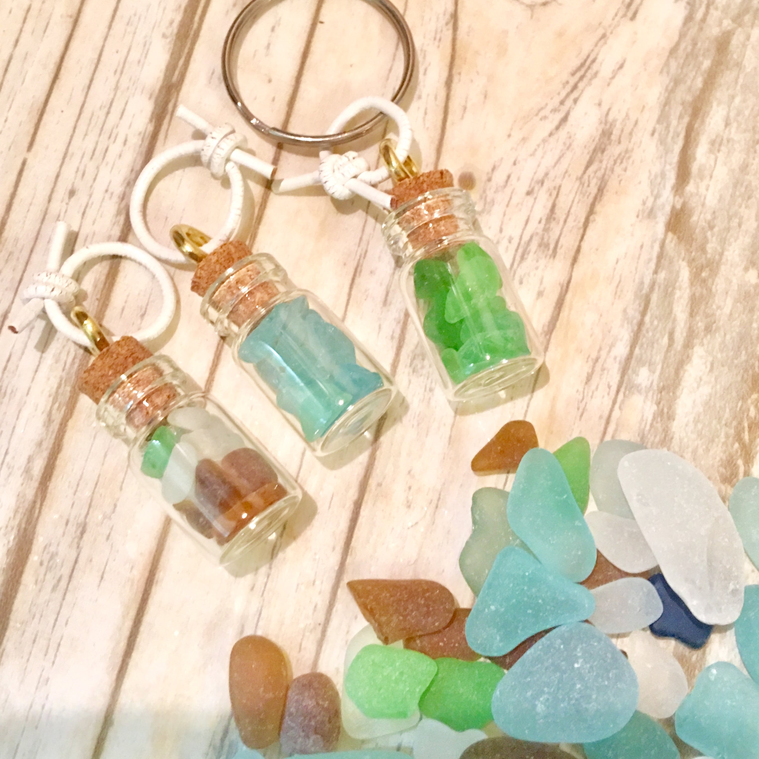 シーグラスキーホルダー 9828d9dc7fdd6e69dd3ba983af2d6e