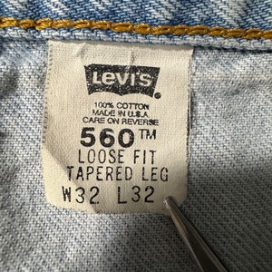 00s Levi's 560 made in USA W32L32 古着