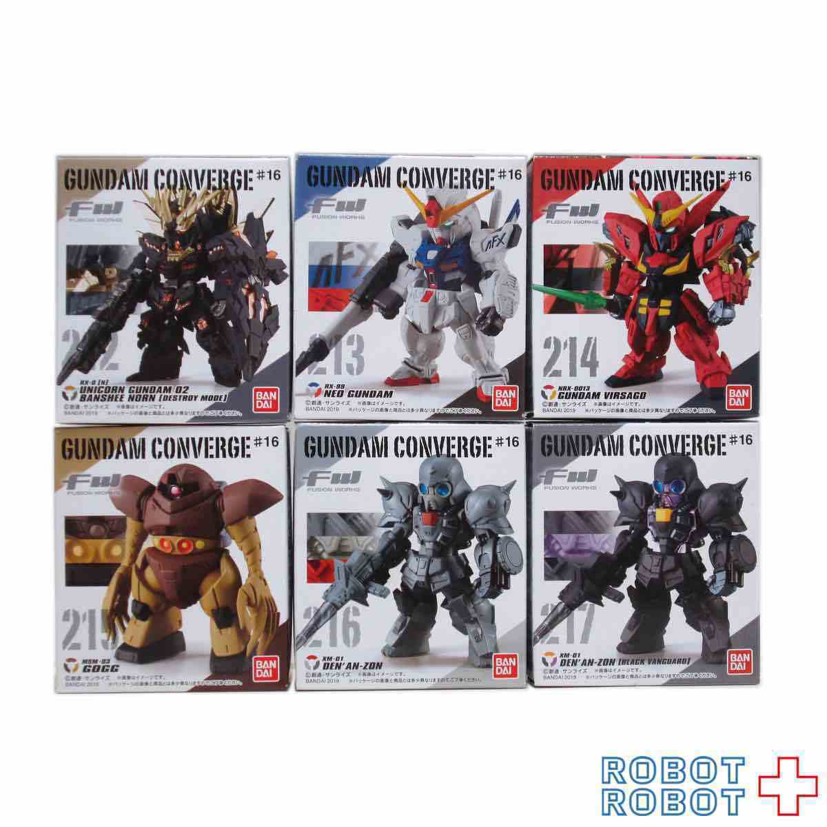 機動戦士ガンダムFW GUNDAM CONVERGE ♯16全6種セット