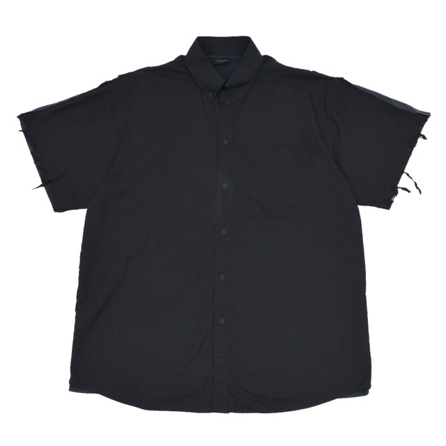 【BALENCIAGA】S/S Hybrid Shirt(BLACK)