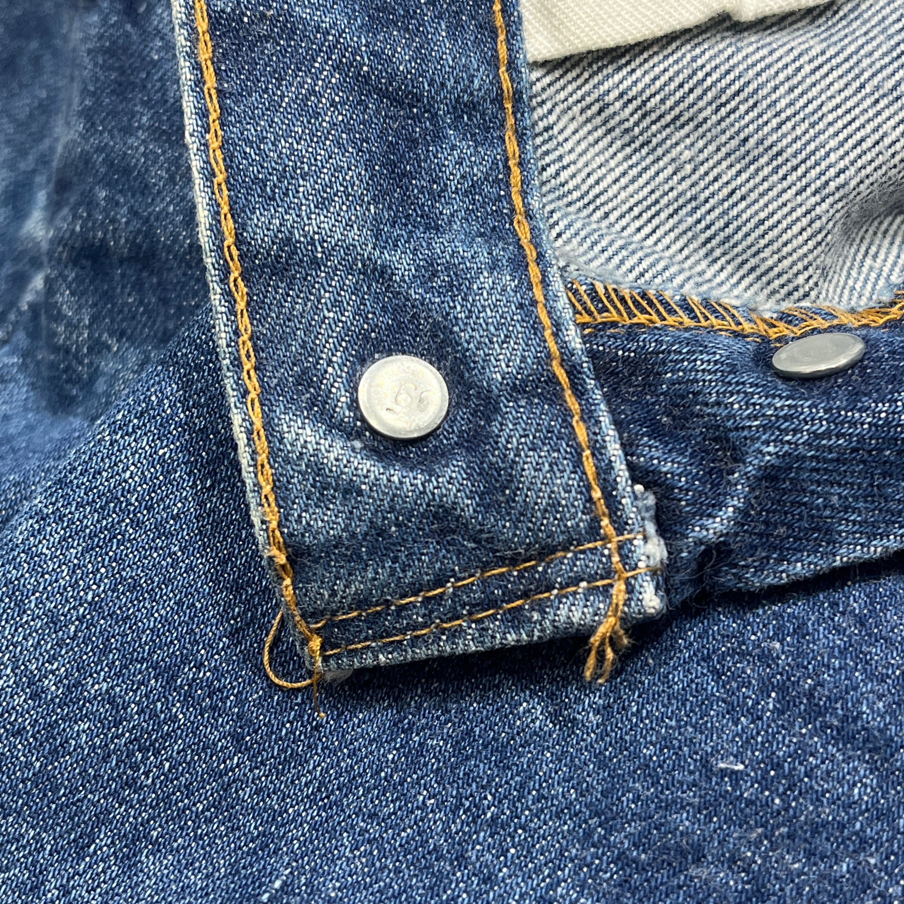 70s Levi's 501 66 Chain Denim Jeans 70年代 リーバイス 66後期