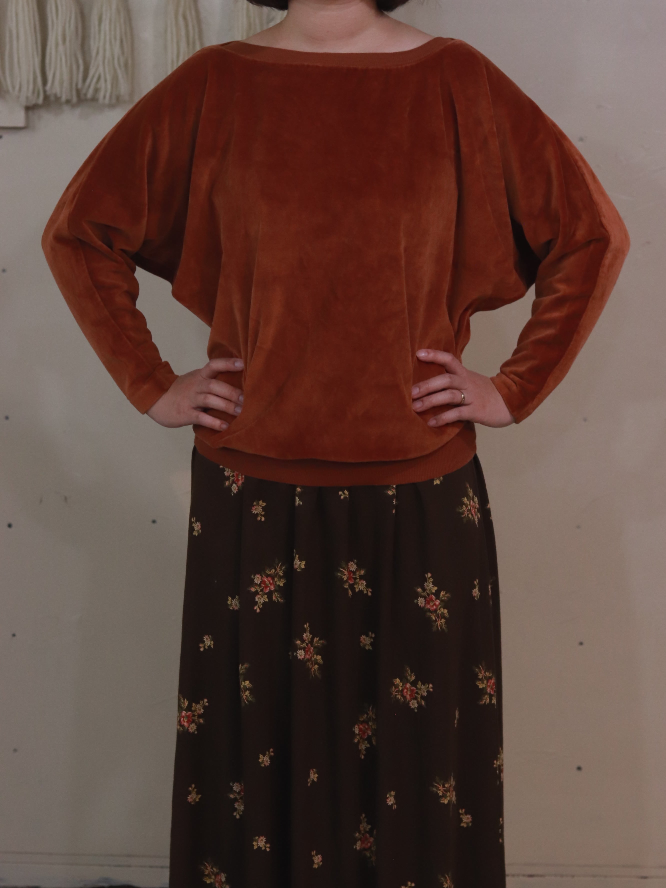 DOLMAN VELOUR TOP