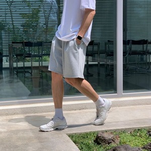 シンプルカジュアルスウェットハーフパンツ　MT0080426