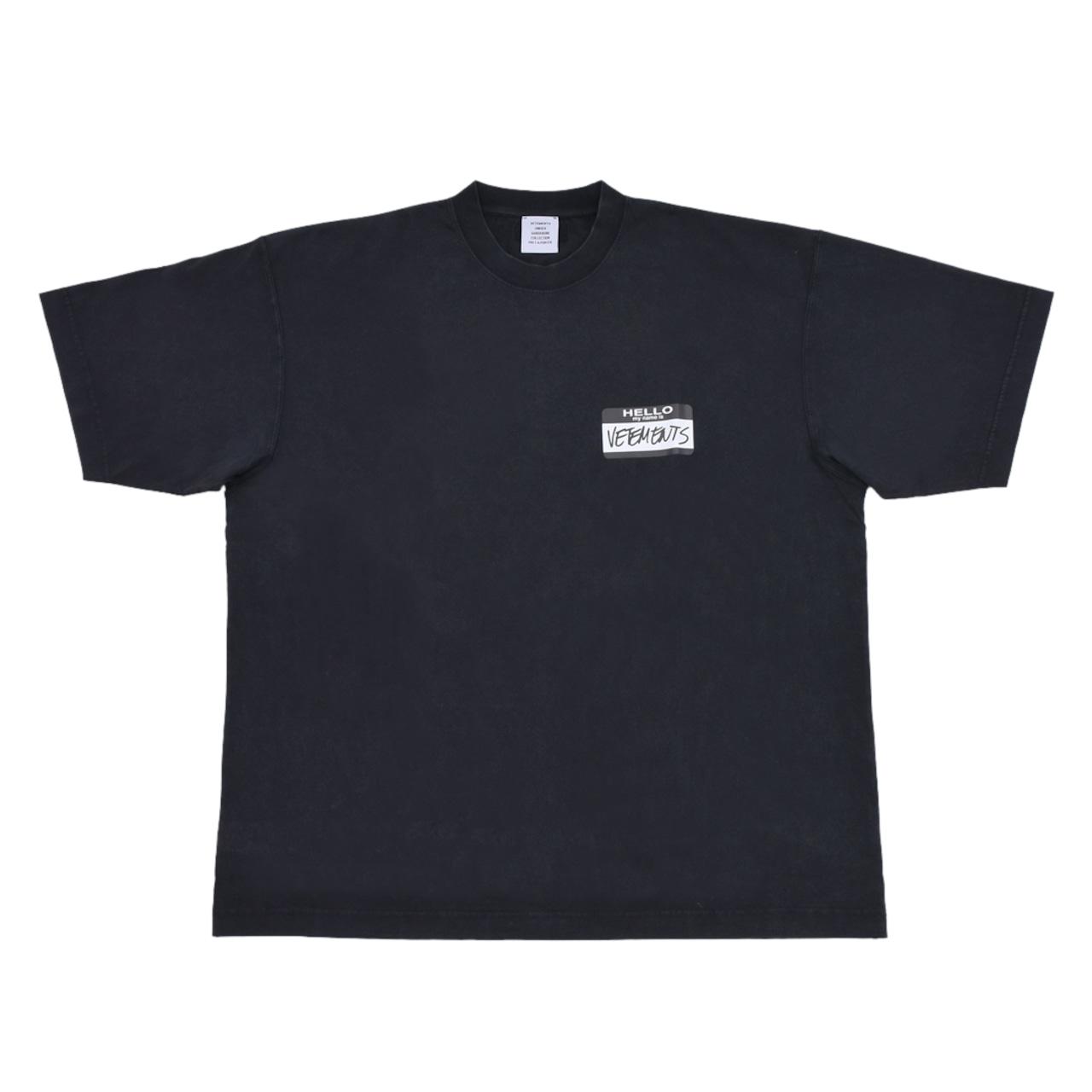 【VETEMENTS】HELLO MY NAME IS VETEMENTS T-SHIRT - 4