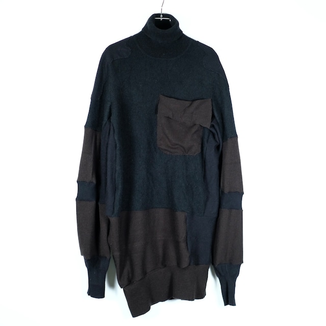 Vintage Cashmere Patched Sweater