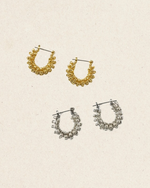 Beads hoop Earring