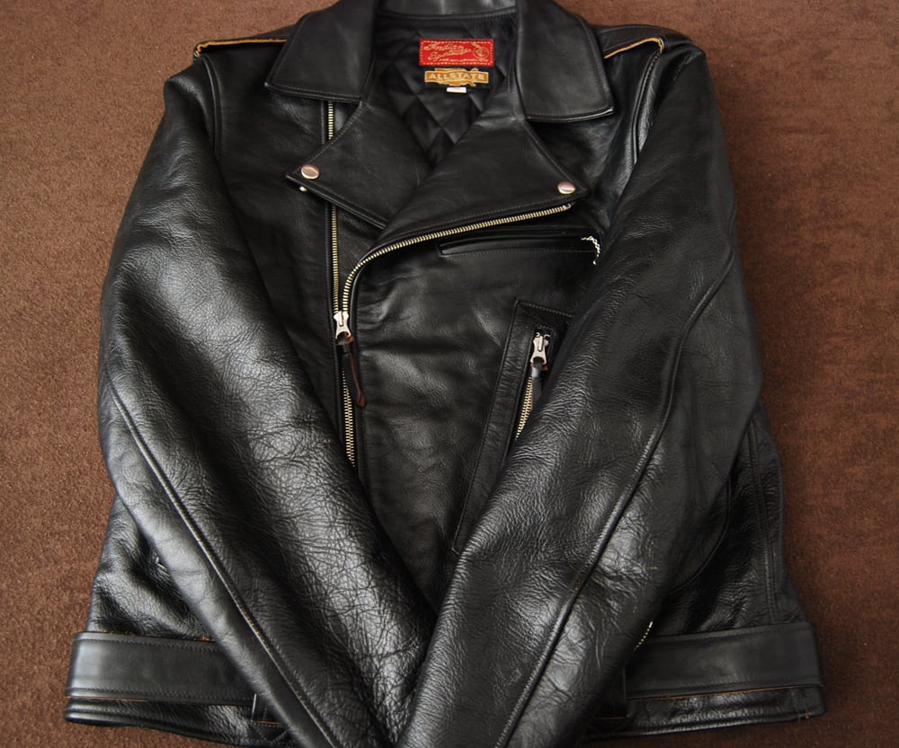 美品 希少 ホースハイド 弱々しく Indian Motocyole 38 馬革 JKT
