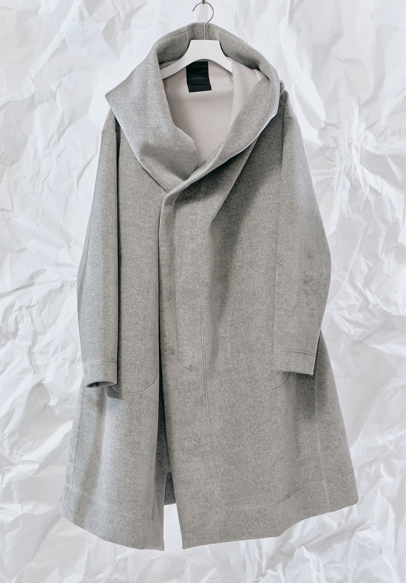 特別企画記念 ¥102,300→¥44,000 ベロアボアティング・フーデットコート グレー