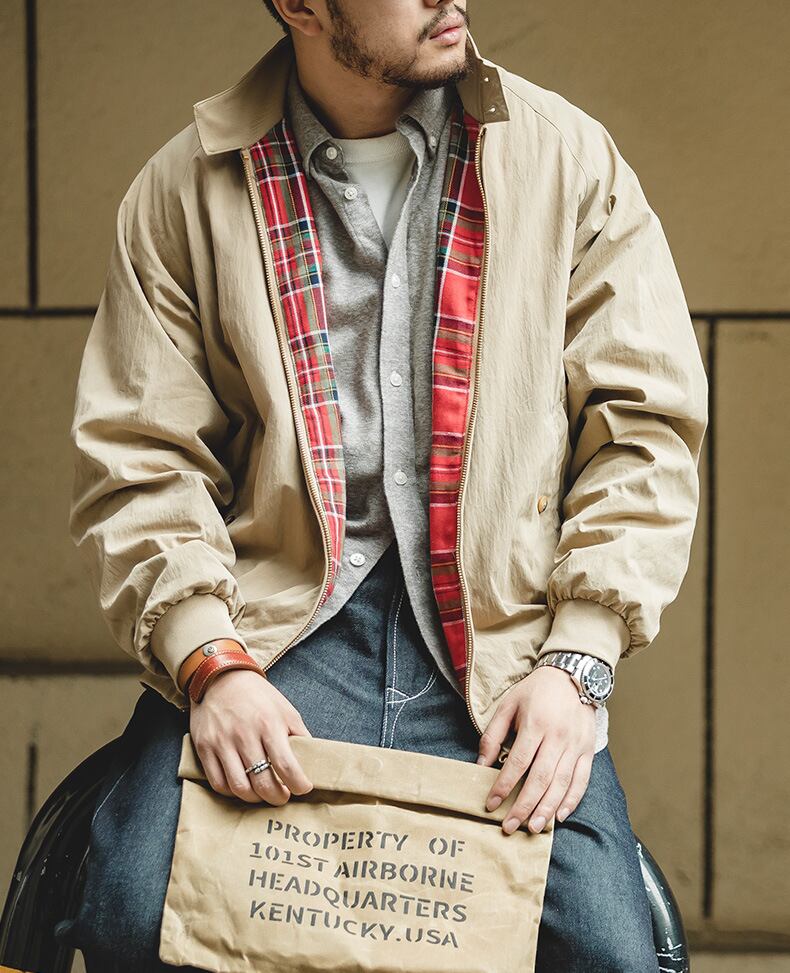 古着 MEMBERS ONLY 中綿入り ウールスポーツジャケット member