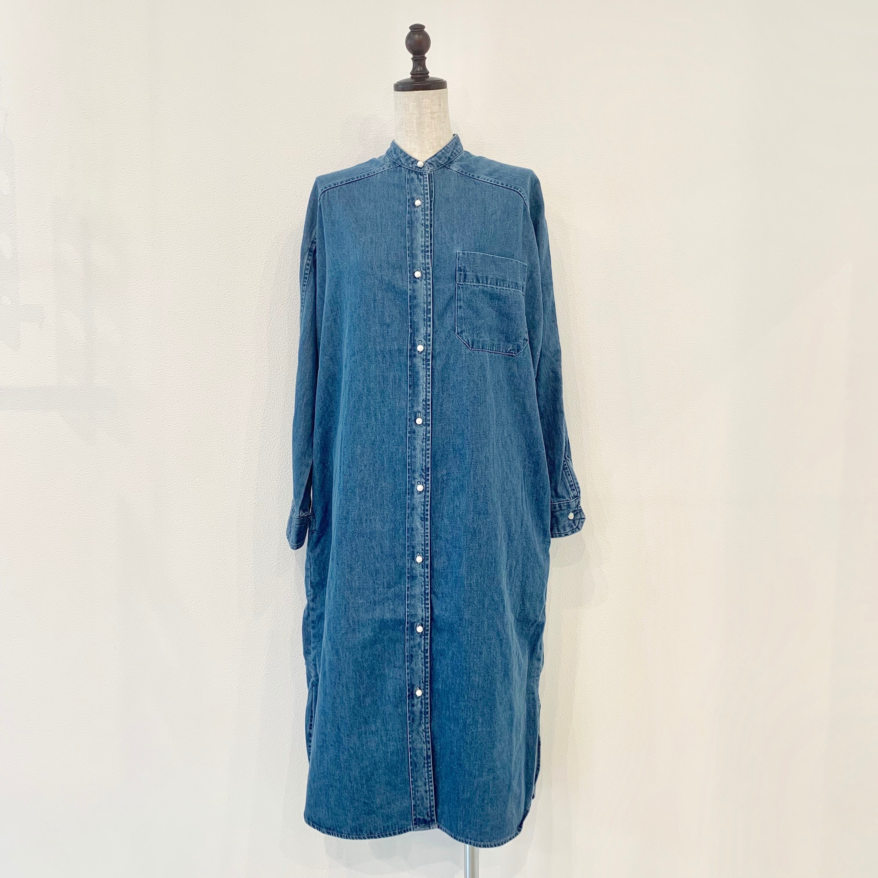 Blanc Basque ブランバスク パールボタンデニムシャツワンピース 403 公式ネットショップ 大人の女性のためのセレクトショップ Esense エッセンス