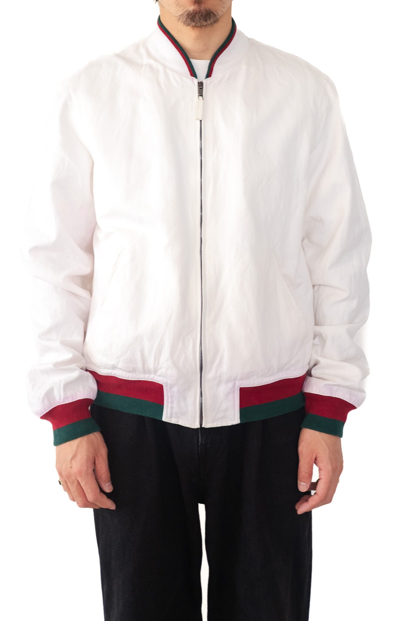 GUCCI ホワイト テーラード　コットン　トムフォード期　イタリア製　白　48 GUCCI ホワイト テーラード コットン トムフォード期 イタリア製 白 48