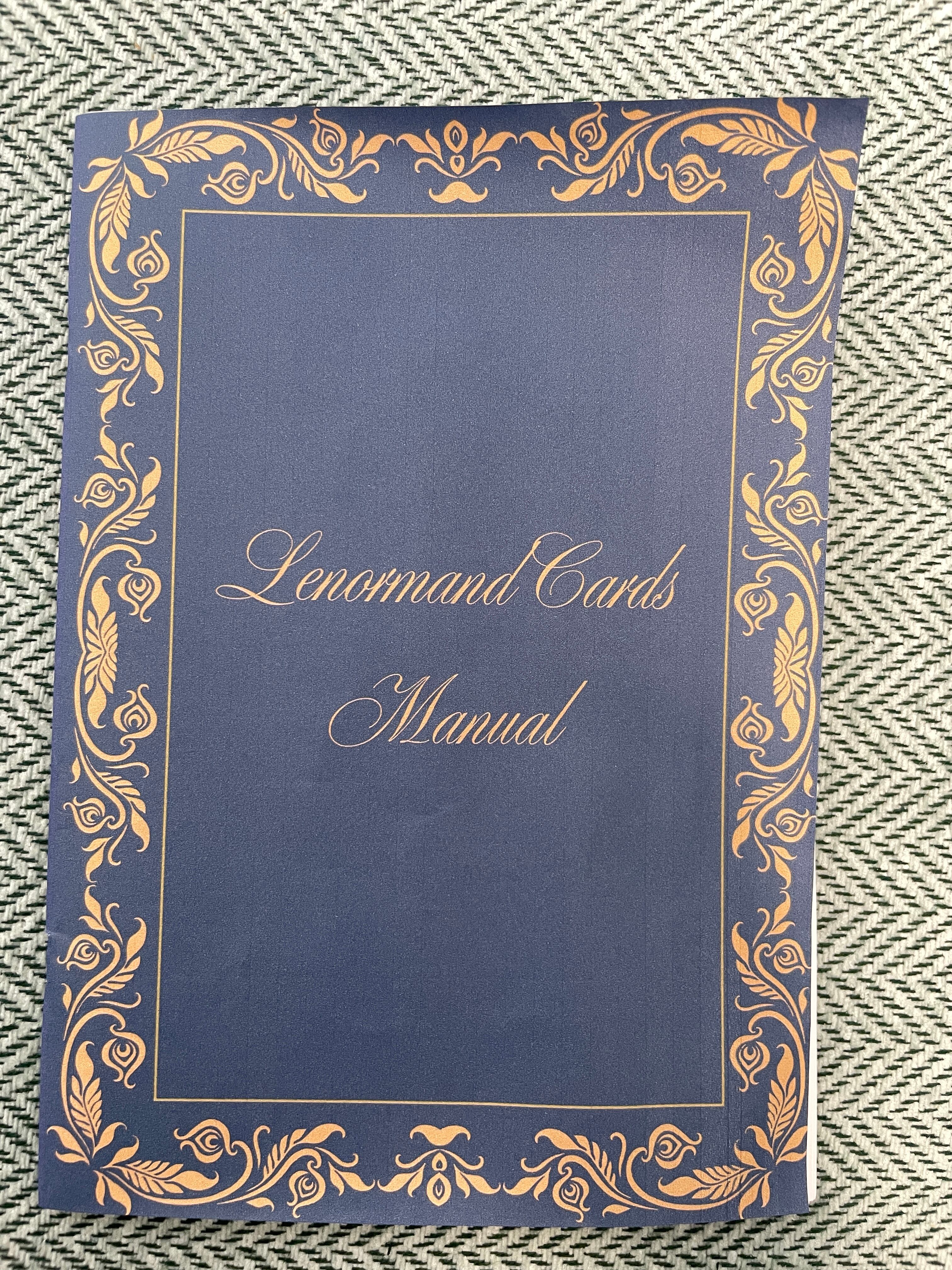 61＞意味が書いてあるルノルマンカード【緑】＋解説書【青】詳細Ver