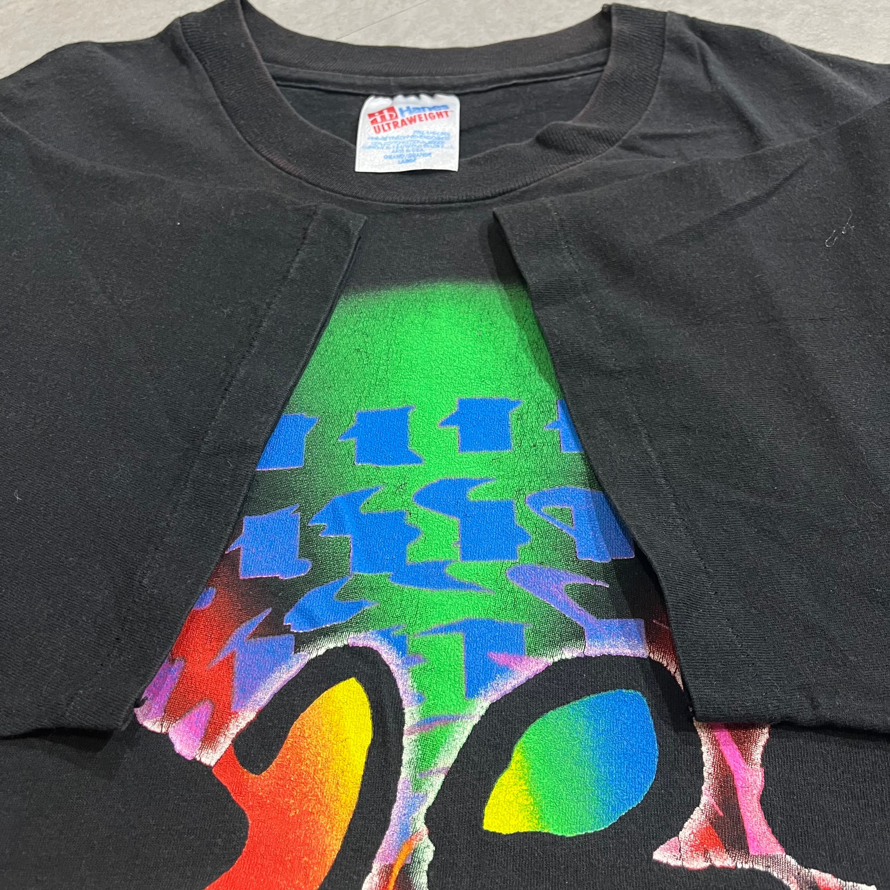 90年代 USA製 size : L【 yes 】イエス バンドTシャツ バンT ツアーTシャツ 両面プリント 黒 古着 古着屋 高円寺 ビンテージ