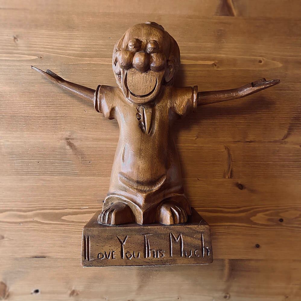 木製メッセージドール