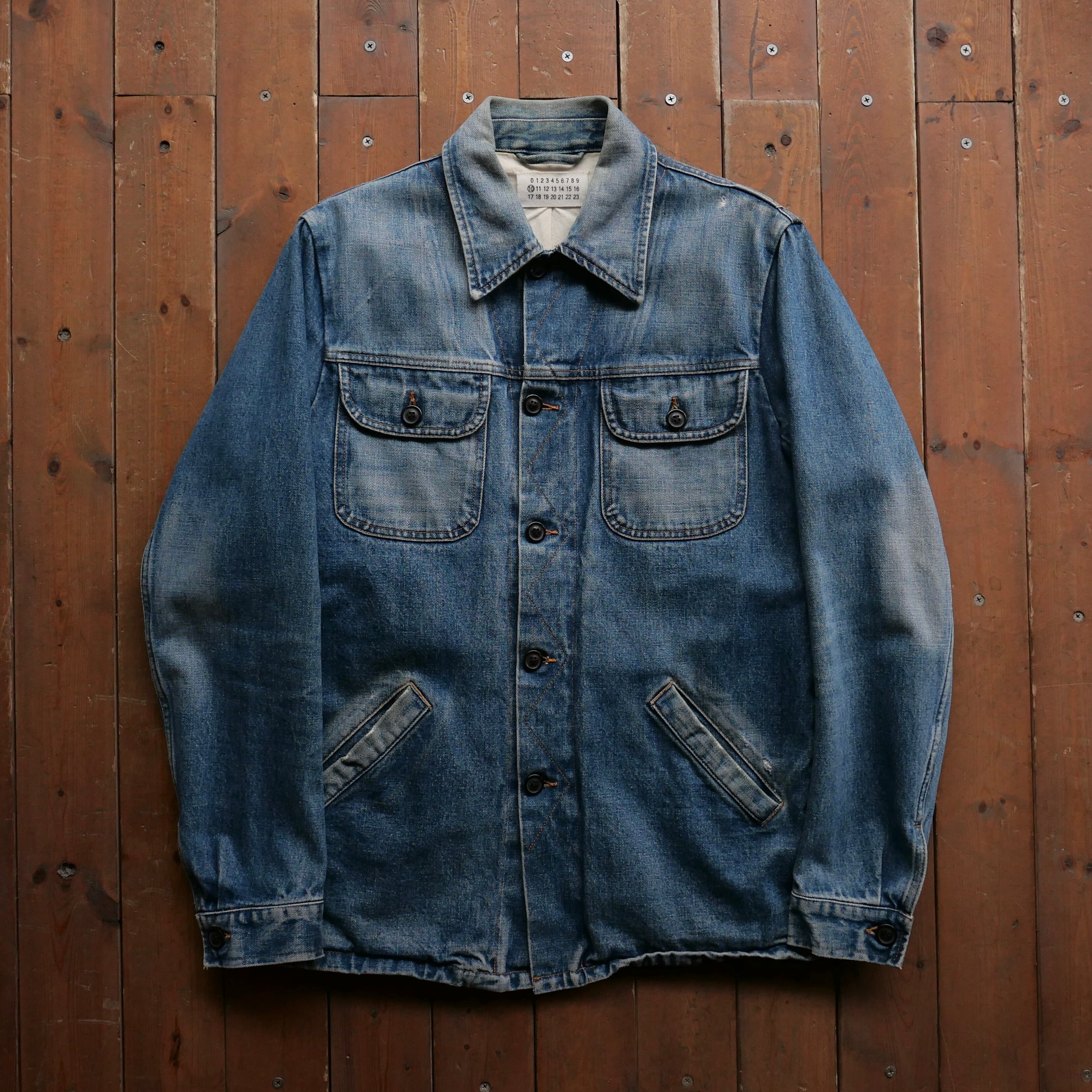 b*o様 美品 マルタンマルジェラ 02SS 本人期 カバーオール デニムジャケ b*o様 美品 マルタンマルジェラ 02SS 本人期 カバーオール デニム