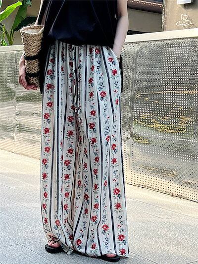 ビアズリー ドット柄 ガウチョパンツ 黒 ビアズリー ガウチョパンツ ビアズリー ドット柄 ガウチョパンツ 黒