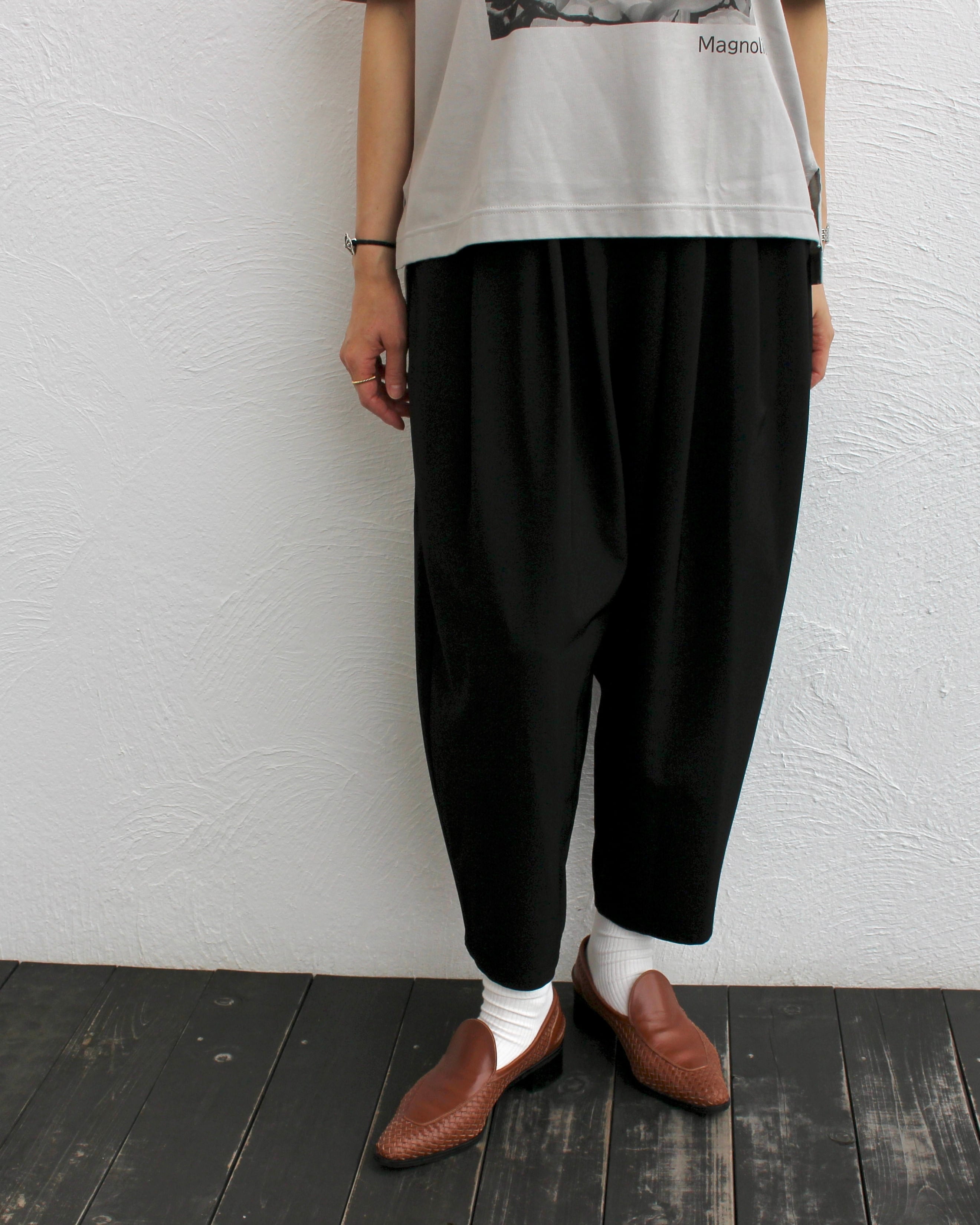 KEIHayamaPLUS/tucked easy pants