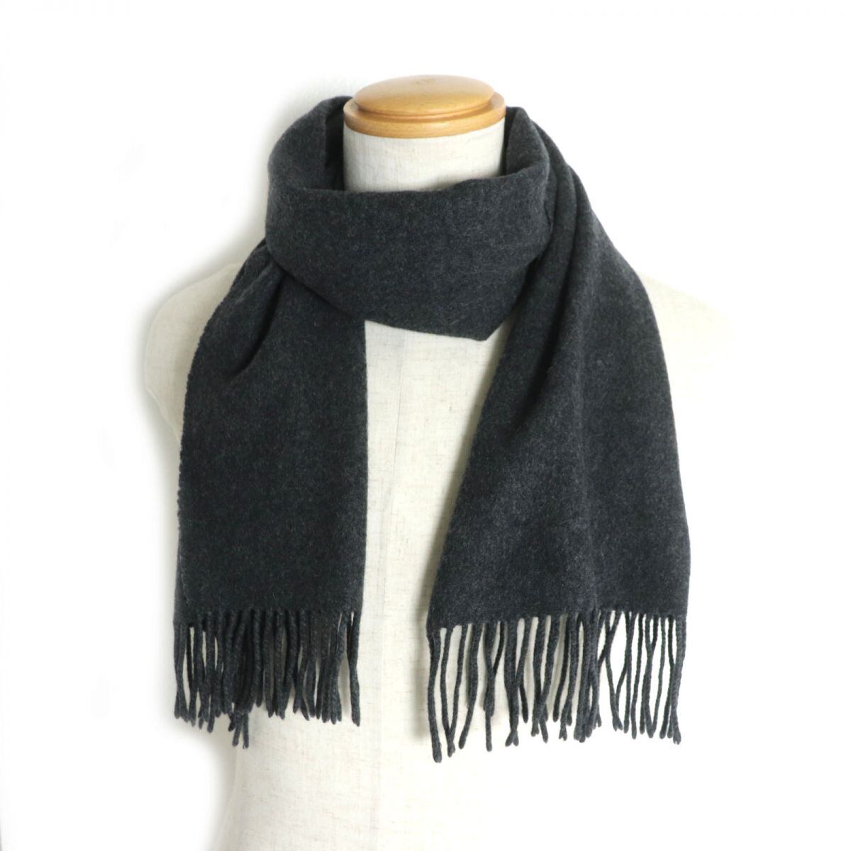 dunhill 100%カシミヤマフラー ネイビー 7099 dunhill ダンヒル