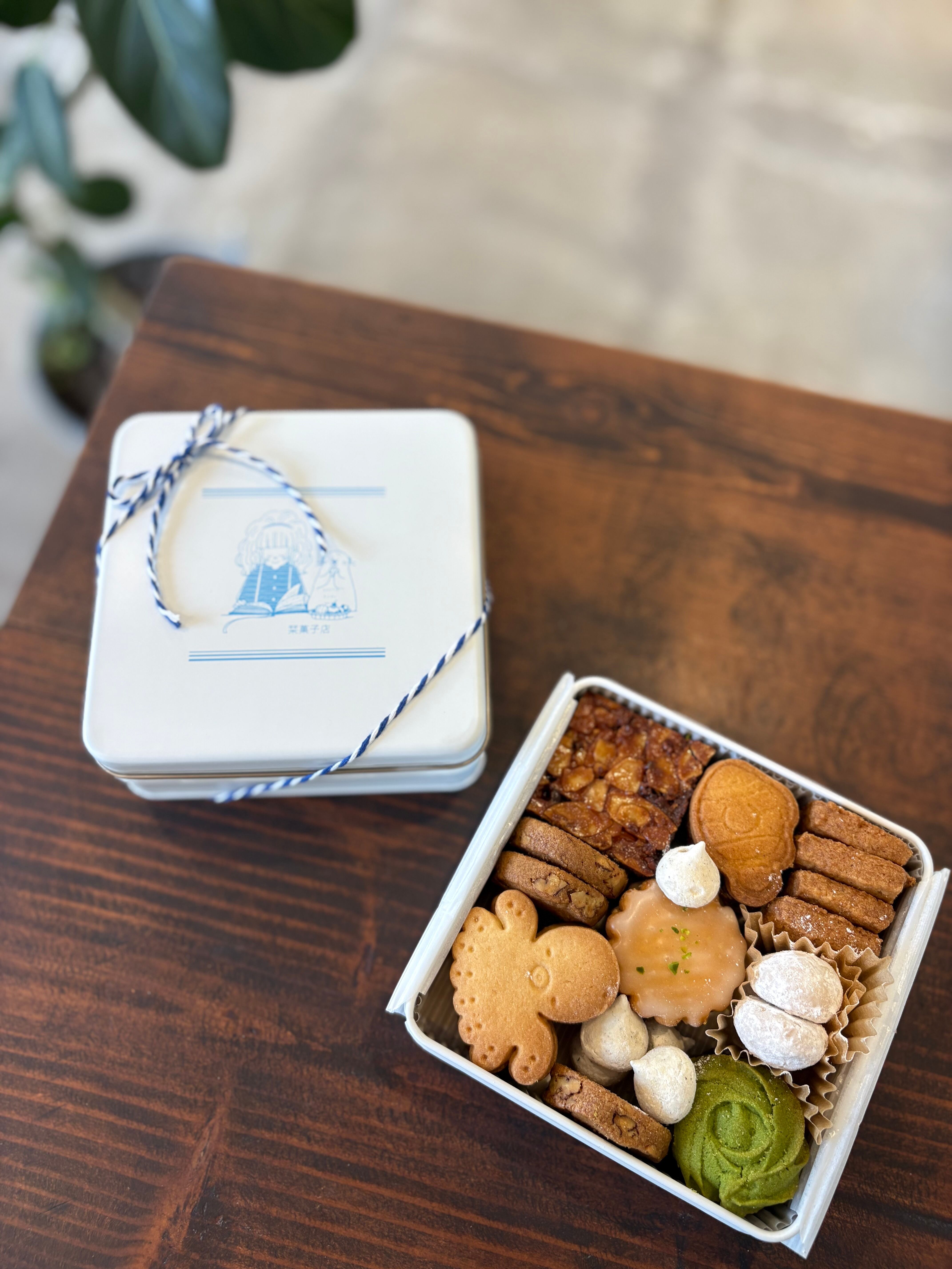 クッキー缶 | 栞菓子店 4缶セット 【7/30(水)発送】小林洋菓子店