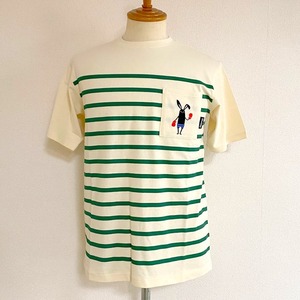 SHABBY Border T-shirts　Green